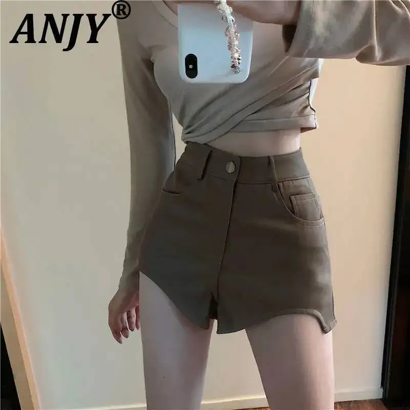 ANJY Spring Summer New Women Korean Style Irregular Solid Color Suit-Shorts Stylish Sexy Slimming A-line Casual Hot Pants A24535
ANJY Spring Summer New Women Korean Style Irregular Solid Color Suit-Shorts Stylish Sexy Slimming A-line Casual Hot Pants A24535