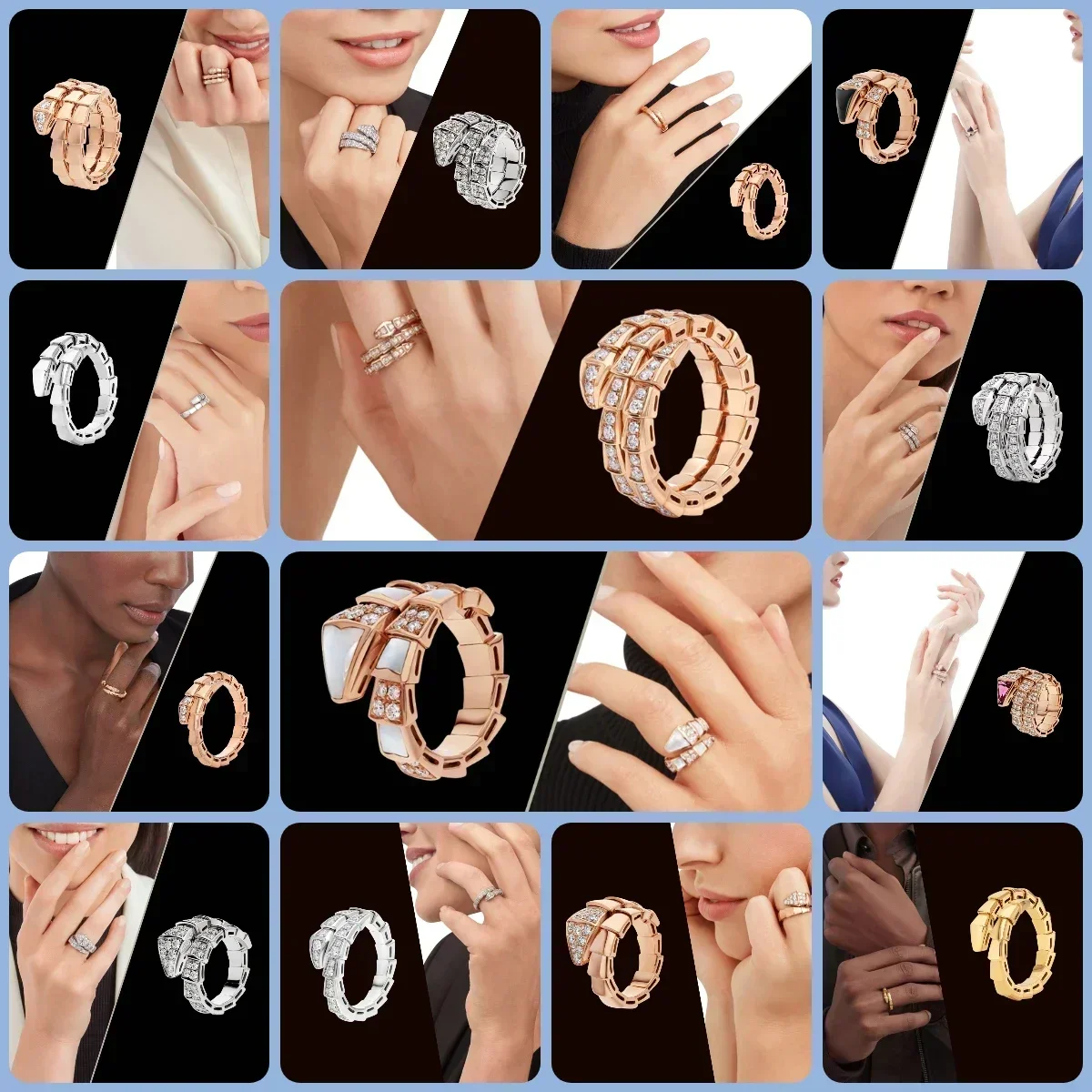 2025 New 925 silver high quality serpentine ring female, simple and elegant, personality to create a fashion atmosphere
2025 New 925 silver high quality serpentine ring female, simple and elegant, personality to create a fashion atmosphere