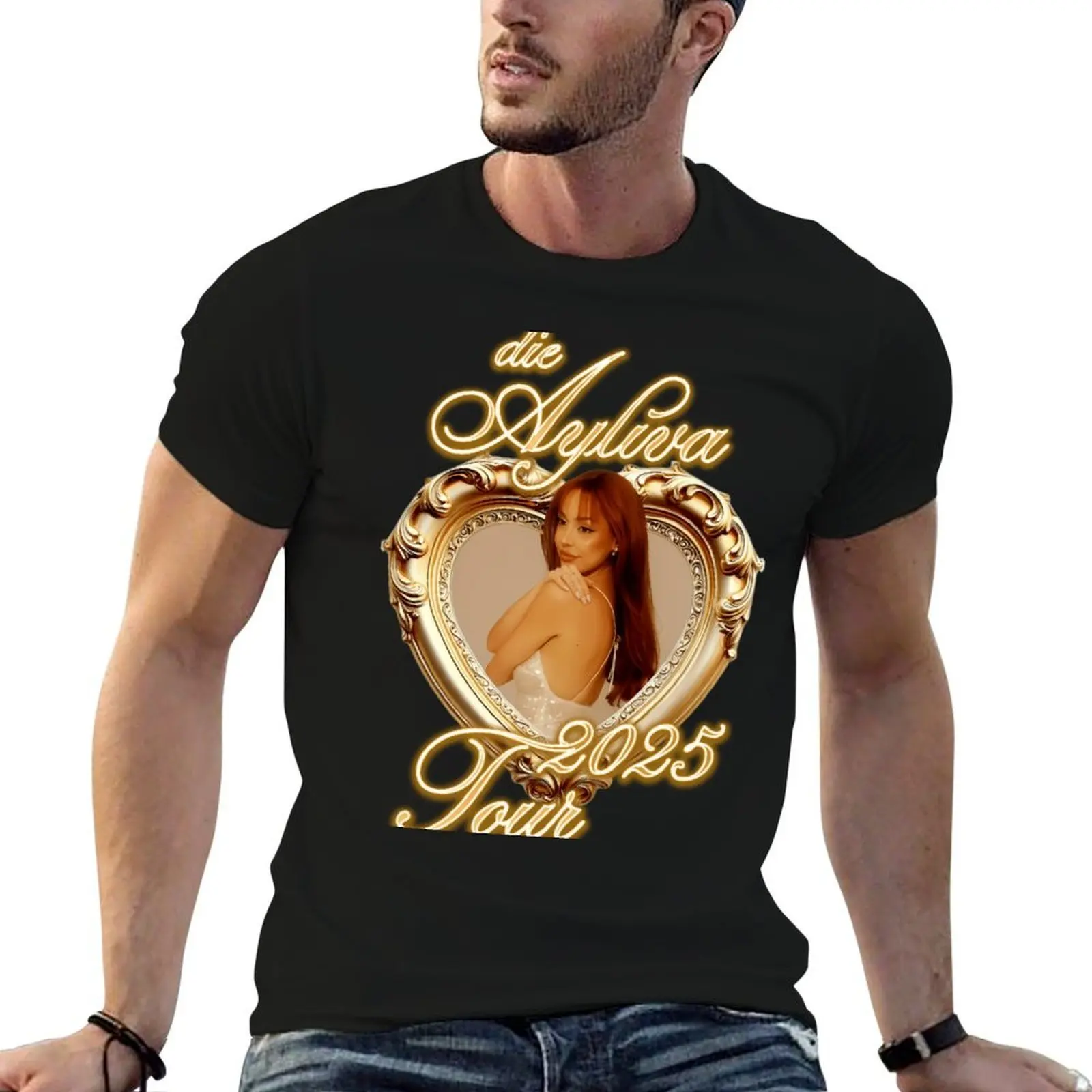 Die Ayliva Tour 2025 T-Shirt cotton t shirts man 100% t shirts for man graphic tees T-Shirt
Die Ayliva Tour 2025 T-Shirt cotton t shirts man 100% t shirts for man graphic tees T-Shirt