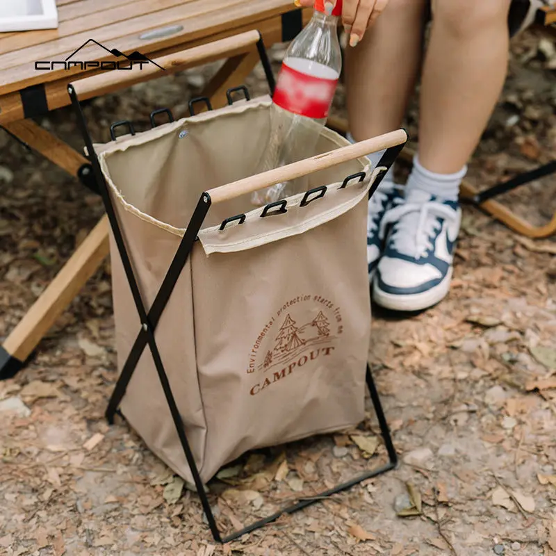 Outdoor Folding Garbage Rack Camping Trash Can Holder Portable Simple Leather Box Park Camping Picnic Self-driving
Outdoor Folding Garbage Rack Camping Trash Can Holder Portable Simple Leather Box Park Camping Picnic Self-driving