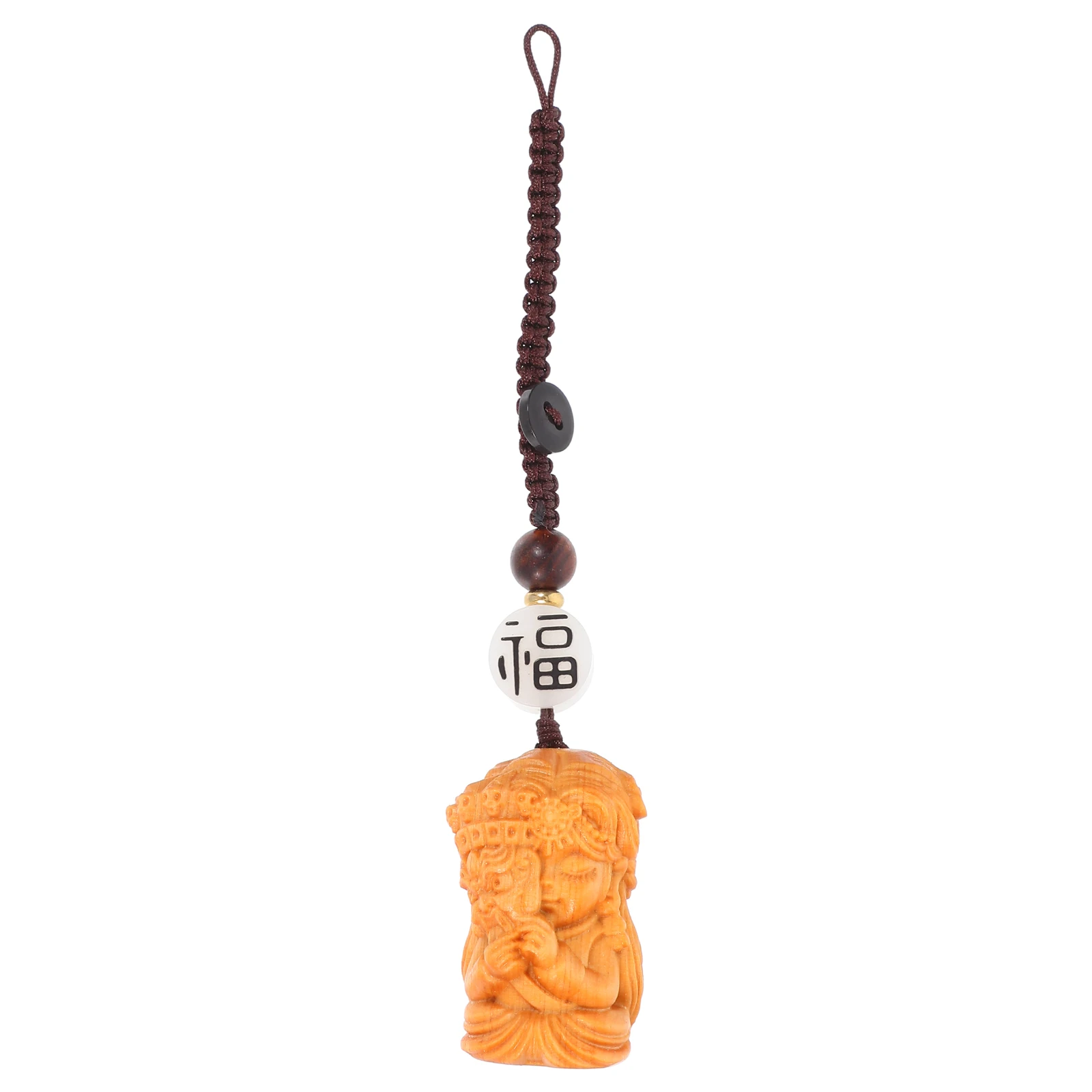 Zakiram Wooden Carving Keychain Tibetan Goddess Wealth Protector Statue Feng Shui Necklace Decor Ornament Pendant
Zakiram Wooden Carving Keychain Tibetan Goddess Wealth Protector Statue Feng Shui Necklace Decor Ornament Pendant