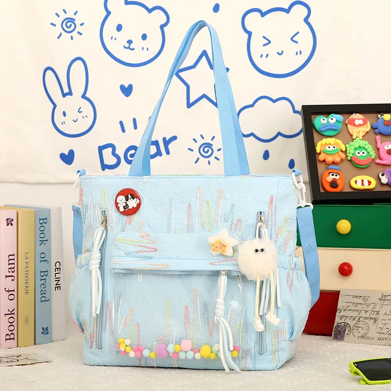 New Y2K Graffiti Style Ita Shoulder Bag Fashion Girl Transparent Messenger Bag DIY Crossbody Bag Large Capacity Tote Bag Handbag
New Y2K Graffiti Style Ita Shoulder Bag Fashion Girl Transparent Messenger Bag DIY Crossbody Bag Large Capacity Tote Bag Handbag