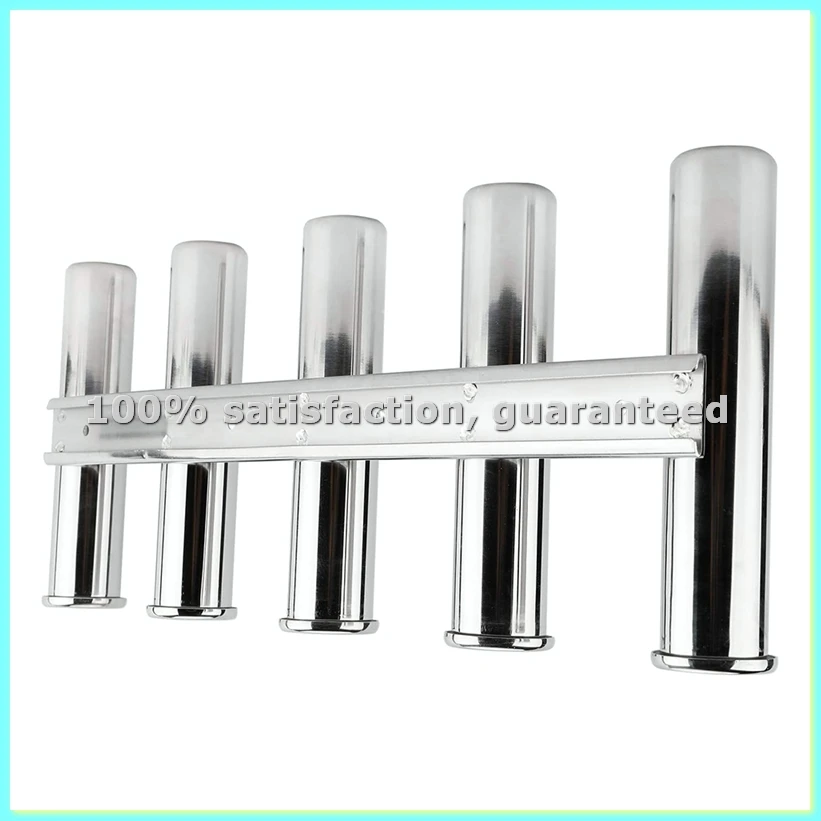 Fishing Rod Holder 316 Stainless Steel Fishing Rod Rack 5Tube Mirror Finish for Marine Boat Yacht-ANKL
Fishing Rod Holder 316 Stainless Steel Fishing Rod Rack 5Tube Mirror Finish for Marine Boat Yacht-ANKL
