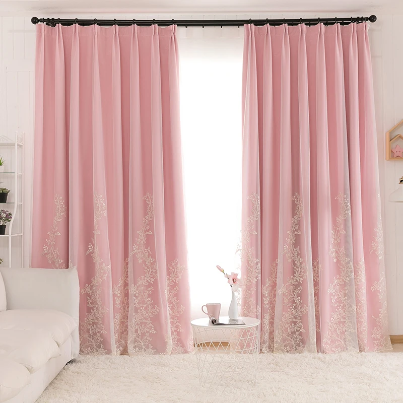 Nordic Minimalist Double Layered Curtain for Living Room Bedroom New Princess Style Blackout Curtain for Girls' Bedroom
Nordic Minimalist Double Layered Curtain for Living Room Bedroom New Princess Style Blackout Curtain for Girls' Bedroom