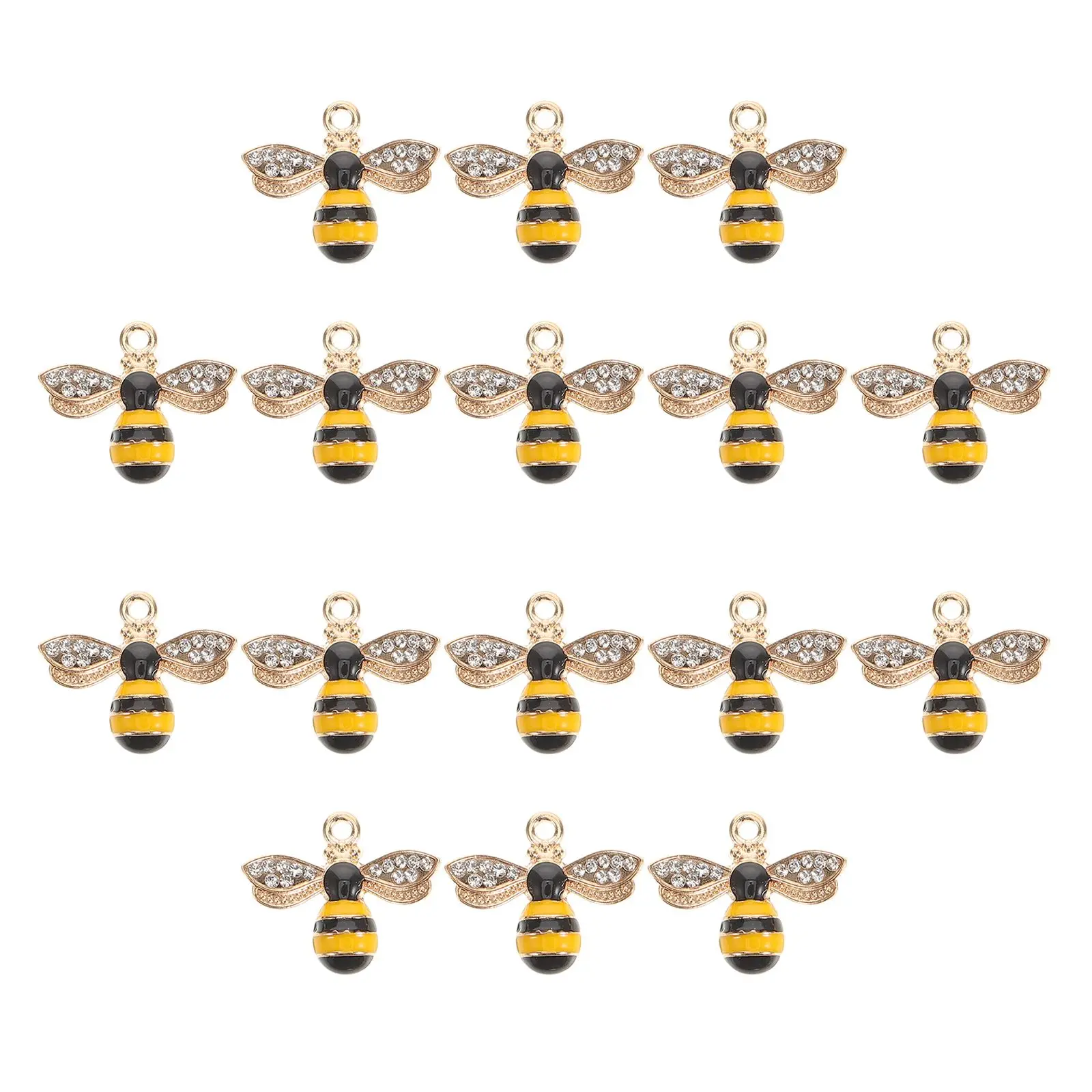 20 Pcs Bee Charms Alloy Pendants for Jewelry Making DIY Crafts Accessories Creative Little Bee Necklace Earring Bracelet
20 Pcs Bee Charms Alloy Pendants for Jewelry Making DIY Crafts Accessories Creative Little Bee Necklace Earring Bracelet