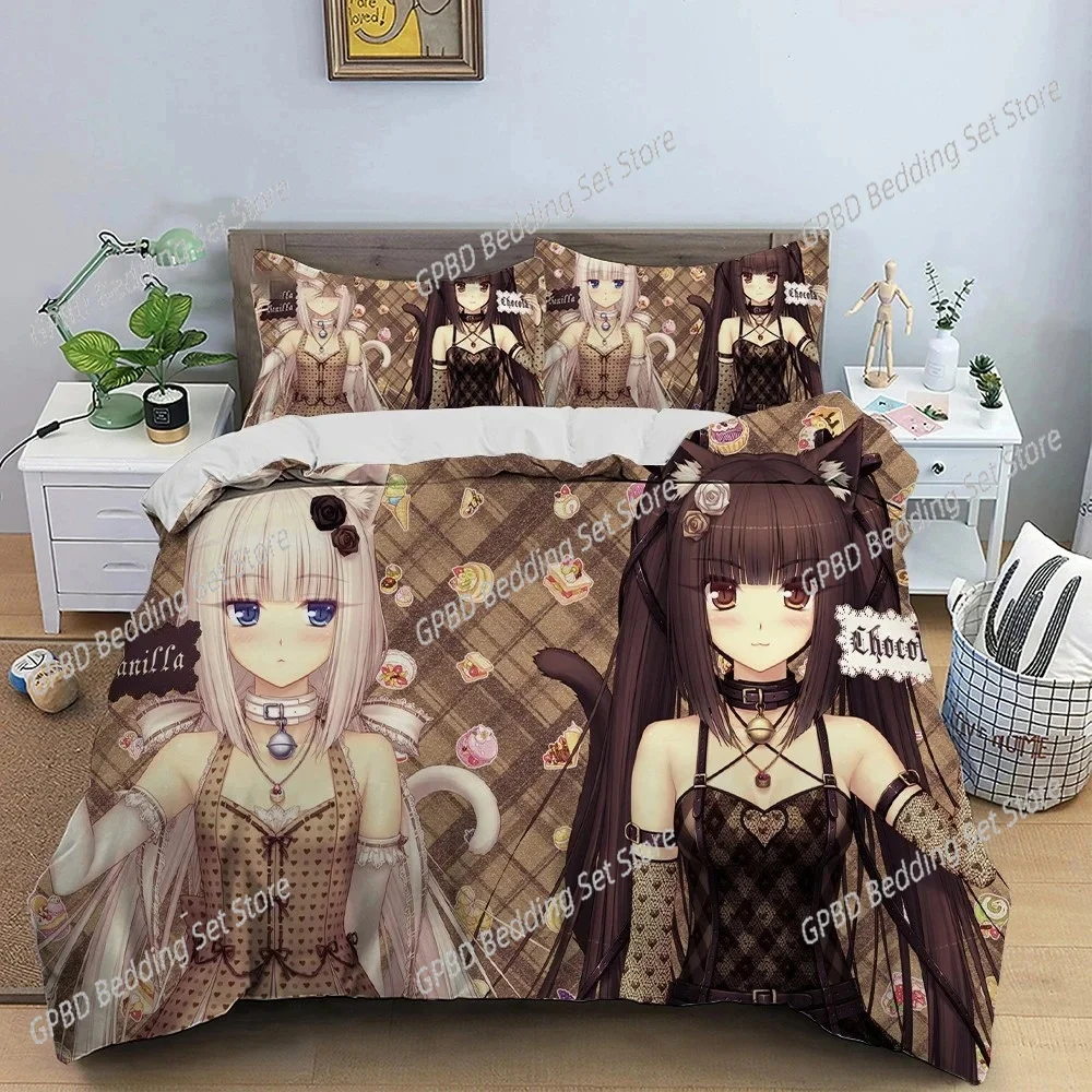 New 3d Print Anime Nekopara Sexy Girl Bedding Set Boys Girls Twin Queen Size Duvet Cover Pillowcase Bed Kids Adult Home Textiles
New 3d Print Anime Nekopara Sexy Girl Bedding Set Boys Girls Twin Queen Size Duvet Cover Pillowcase Bed Kids Adult Home Textiles