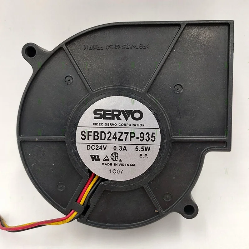 H 1 PCS SERVO Fan SFBD24Z7P-935 DC 24V 0.3A 5.5W 9730 9cm blower fan 3 Pin
H 1 PCS SERVO Fan SFBD24Z7P-935 DC 24V 0.3A 5.5W 9730 9cm blower fan 3 Pin