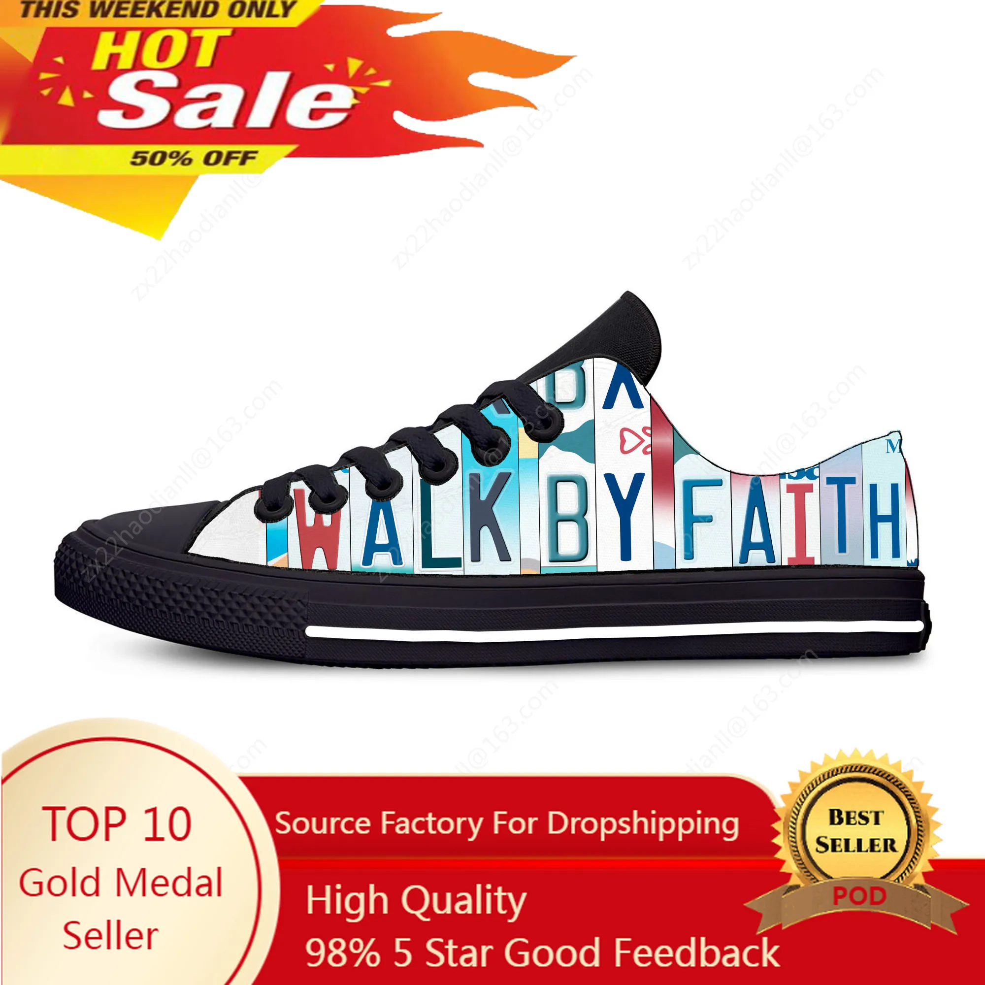 Walk By Faith Low Top Sneakers Mens Womens Teenager Casual Shoes Canvas Running Shoes 3D Print Breathable Lightweight shoe
Walk By Faith Low Top Sneakers Mens Womens Teenager Casual Shoes Canvas Running Shoes 3D Print Breathable Lightweight shoe