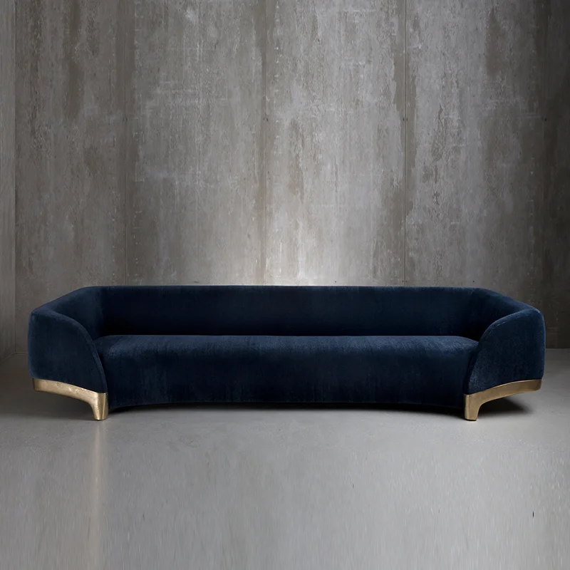 Italian high-end fabric sofa living room light luxury modern simple three-seat straight row
Italian high-end fabric sofa living room light luxury modern simple three-seat straight row