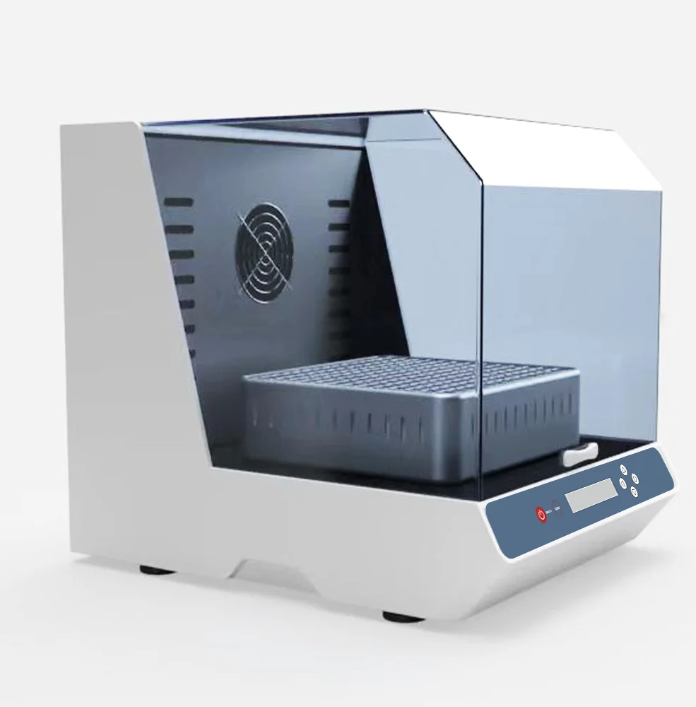 Small Desktop Incubator Shaker For Cell Culture Fermentation Thermostatic Controller LCD Benchtop Laboratory Instrument
Small Desktop Incubator Shaker For Cell Culture Fermentation Thermostatic Controller LCD Benchtop Laboratory Instrument