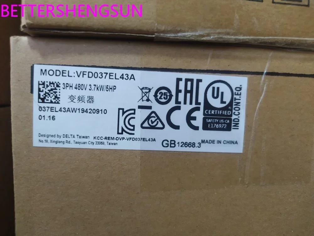 VFD037EL43A VFD037E43A new original genuine inverter E series
VFD037EL43A VFD037E43A new original genuine inverter E series