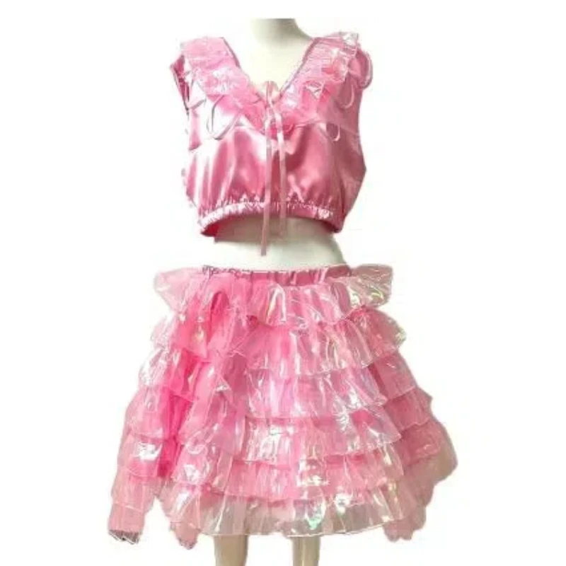 Sexy Fashion Pink Sleeveless Girl Short Dress Role Play Adult Sissy Dance Ballet Dress Maid Dress
Sexy Fashion Pink Sleeveless Girl Short Dress Role Play Adult Sissy Dance Ballet Dress Maid Dress