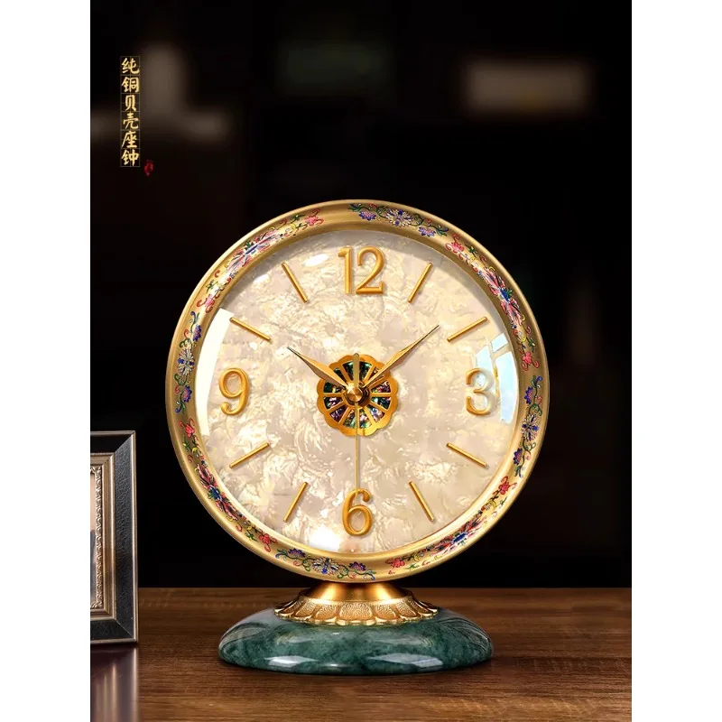 2025 new desktop clock ornament display living room table clock high-end seat clock 
2025 new desktop clock ornament display living room table clock high-end seat clock