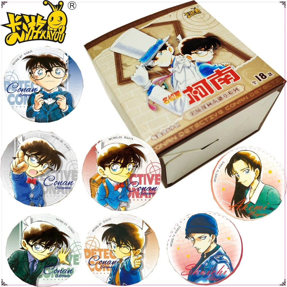 Kayou Original Detective Conan High Quality Anime Peripheral Characters Tinplate Round Badge for Backpack Accessories Fans Gifts
Kayou Original Detective Conan High Quality Anime Peripheral Characters Tinplate Round Badge for Backpack Accessories Fans Gifts