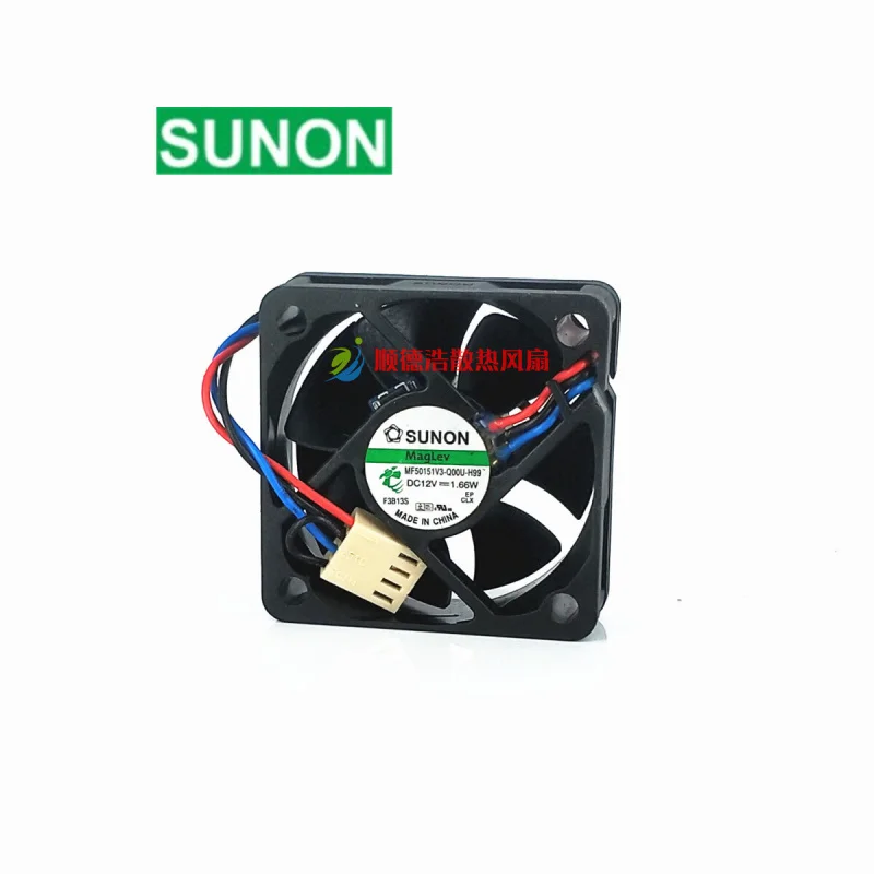 Вентилятор SUNON 5015 с ультратихим магнитным левитирующим механизмом MF50151V3-Q00U-H99 12В 1.66Вт
Вентилятор SUNON 5015 с ультратихим магнитным левитирующим механизмом MF50151V3-Q00U-H99 12В 1.66Вт