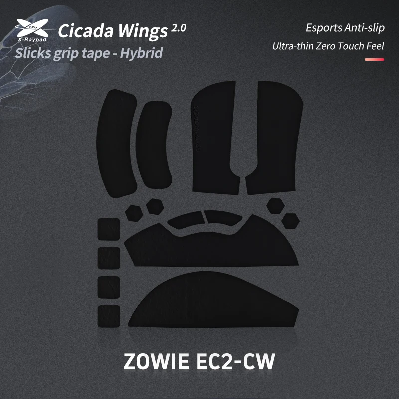 X-Raypad Cicada Wings V2 Slicks Grip Tape For Zowie EC2-CW Wireless
X-Raypad Cicada Wings V2 Slicks Grip Tape For Zowie EC2-CW Wireless