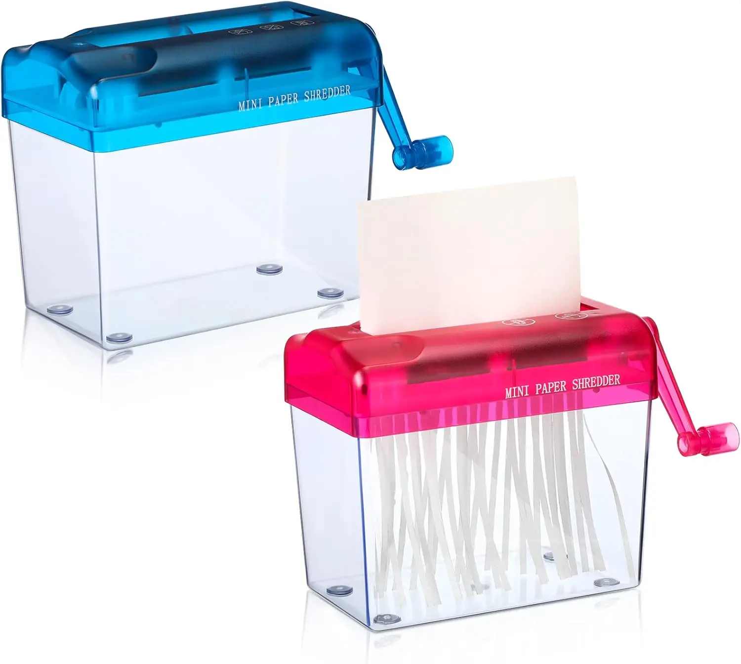 2 Pcs Manual Paper Shredder Mini Hand Shredder Portable Shredder A6 Documents Paper Cutting Tool Mini Cutting Machine
2 Pcs Manual Paper Shredder Mini Hand Shredder Portable Shredder A6 Documents Paper Cutting Tool Mini Cutting Machine