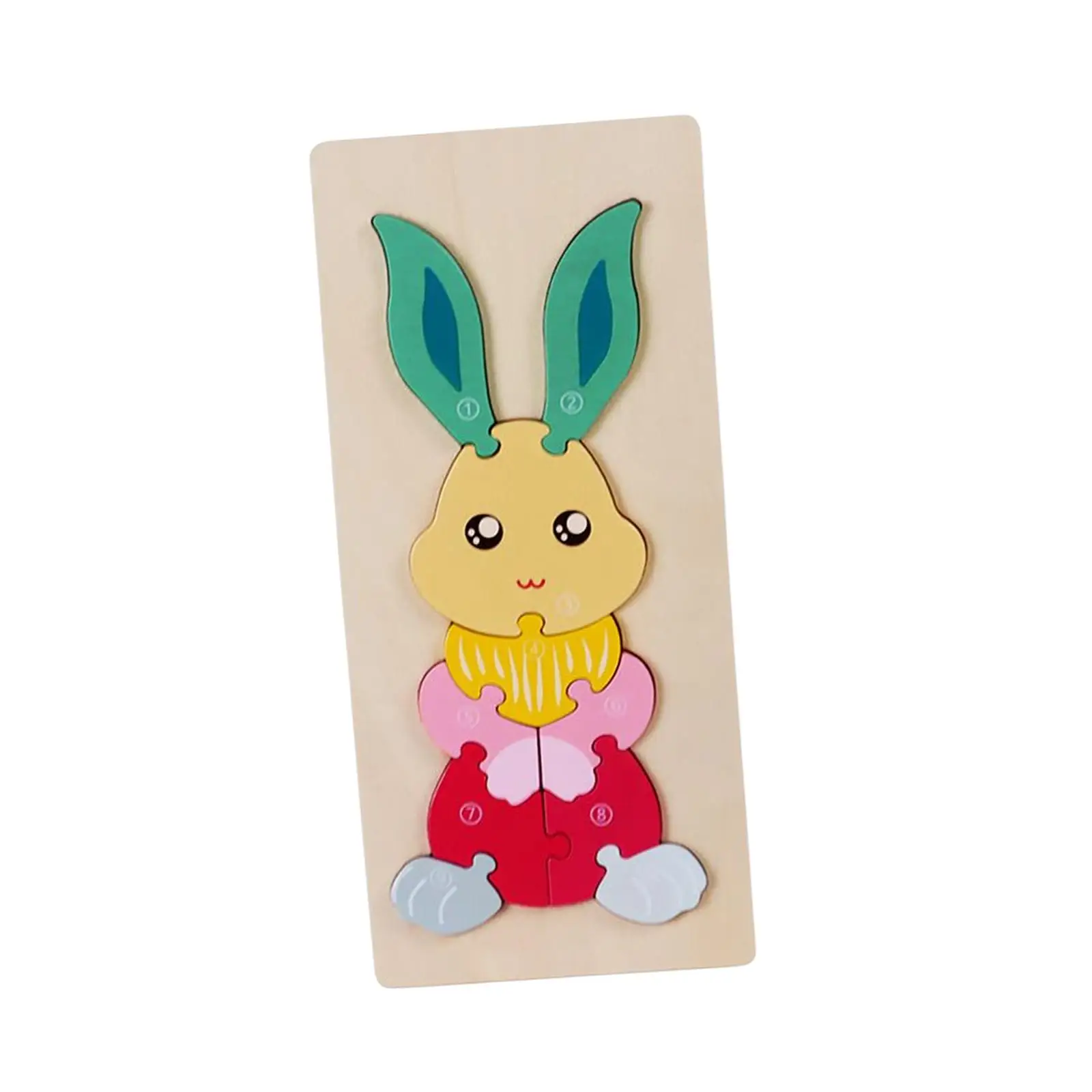 3D Animal Shapes Jigsaw Puzzles Rabbit Cute for 3-6 Years Old Toddlers
3D Animal Shapes Jigsaw Puzzles Rabbit Cute for 3-6 Years Old Toddlers