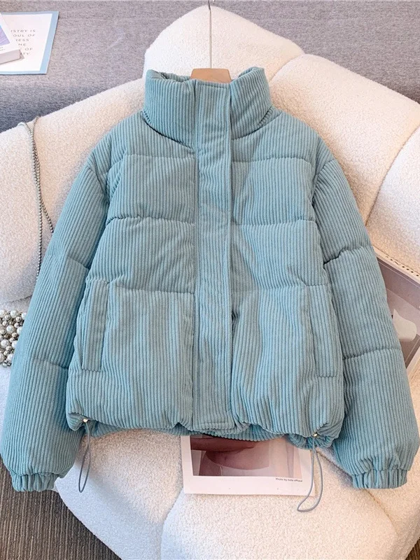 Women's Winter Thiened Cotton Jaet Stand Collar ort Sle Dstring Versatile Warm Bread Sle Coat Online Exclusive
Women's Winter Thiened Cotton Jaet Stand Collar ort Sle Dstring Versatile Warm Bread Sle Coat Online Exclusive