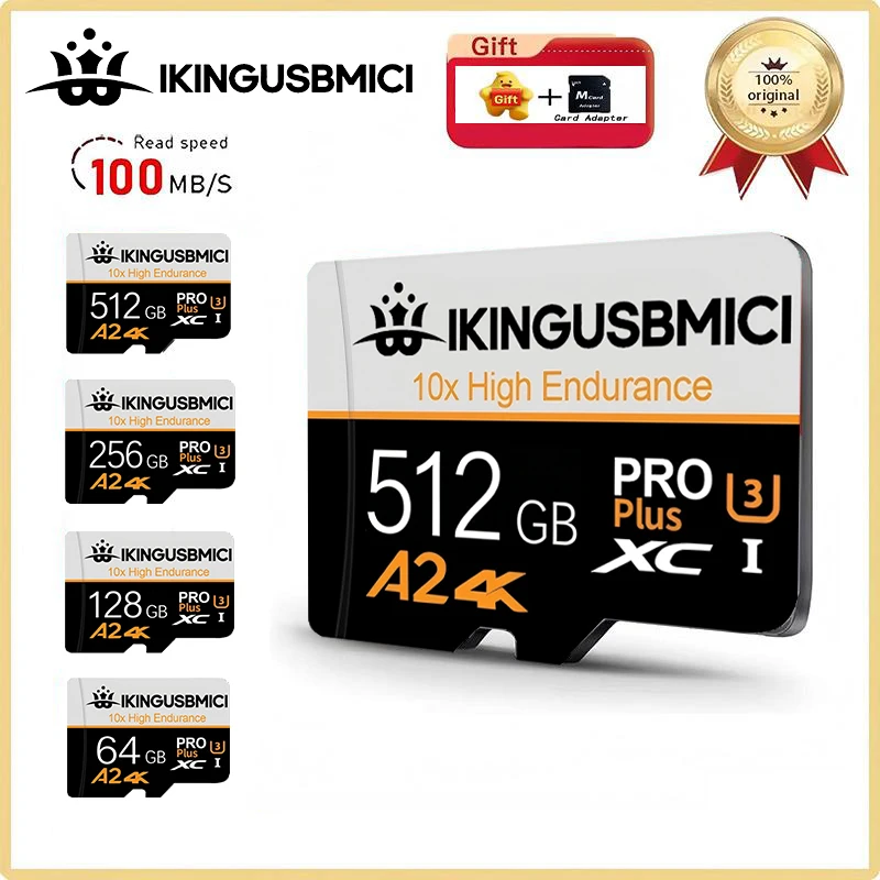 Micro TF SD Card 512GB Class 10 High Speed Cartao De Memoria 128GB U3 V30 TF Flash Cards 64GB 256GB For Xiaomi Phone Camera PC
Micro TF SD Card 512GB Class 10 High Speed Cartao De Memoria 128GB U3 V30 TF Flash Cards 64GB 256GB For Xiaomi Phone Camera PC