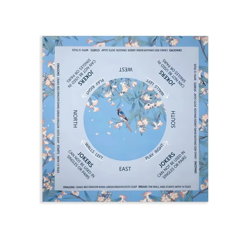 Acrylic 32mm 160 pieces,4-layer engraved luxury mahjong tiles, cherry blossom blue pads, suitable for spring garden parties
Acrylic 32mm 160 pieces,4-layer engraved luxury mahjong tiles, cherry blossom blue pads, suitable for spring garden parties