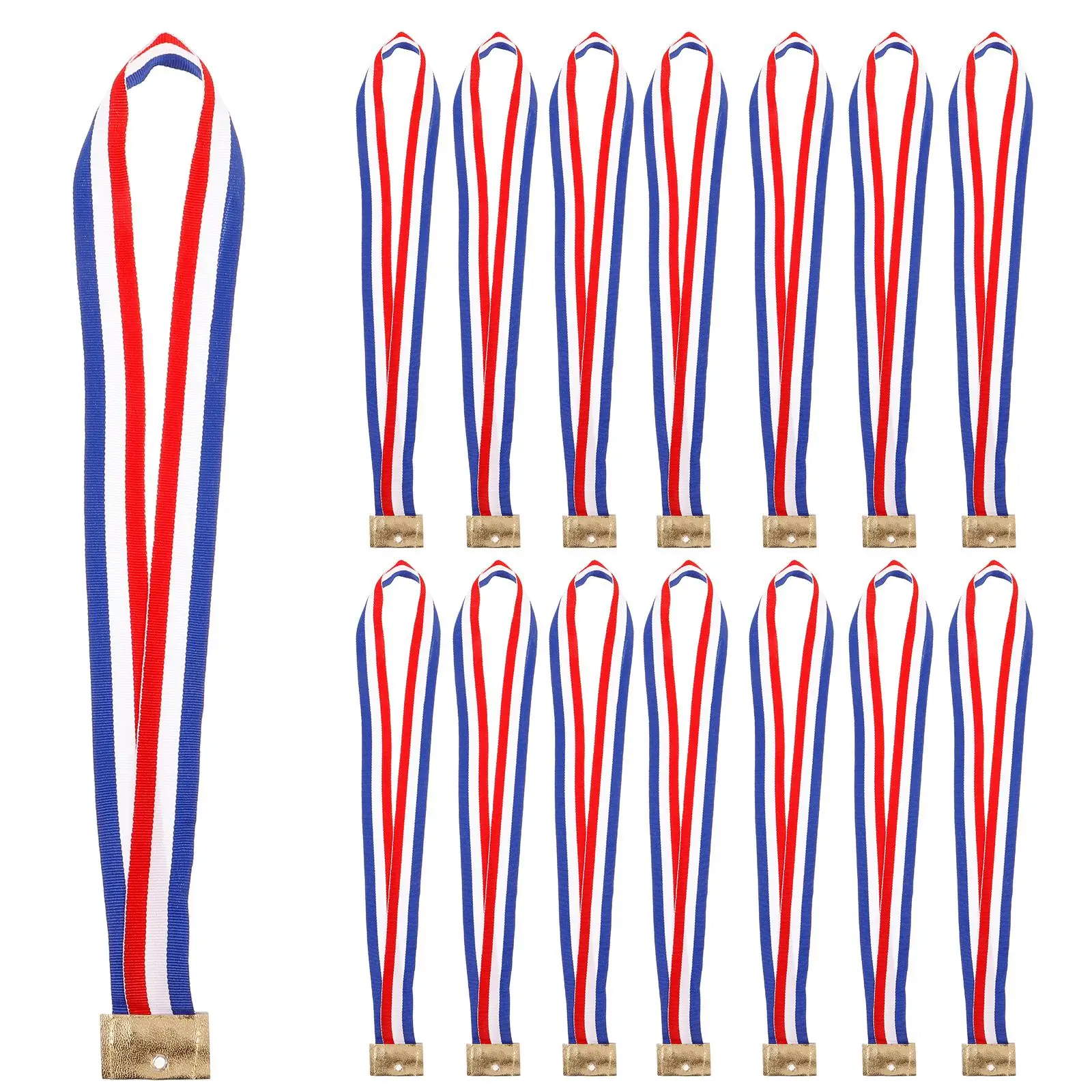 25pcs Medal Lanyard Award Ribbon Polyester Clips Sport Party Competition Neck Strap Souvenir
25pcs Medal Lanyard Award Ribbon Polyester Clips Sport Party Competition Neck Strap Souvenir