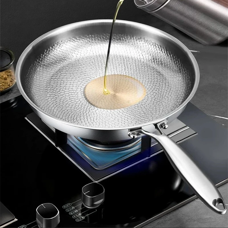 26/28/30cm German Pure Titanium Frying Pan Non-stick Frying Pan Uncoated Fish Scale Hammer Pattern Titanium Alloy Cookware
26/28/30cm German Pure Titanium Frying Pan Non-stick Frying Pan Uncoated Fish Scale Hammer Pattern Titanium Alloy Cookware
