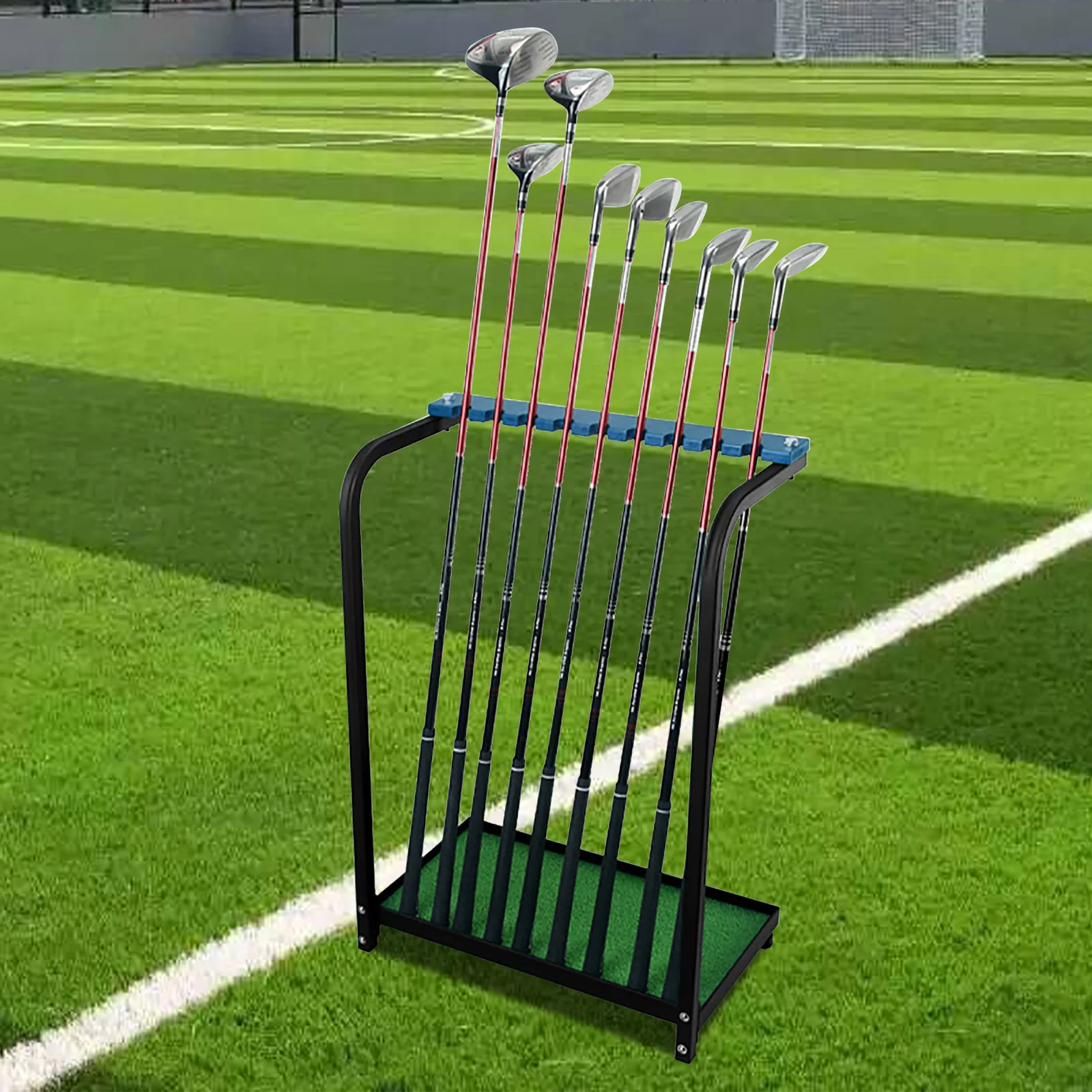 LOYALHEARTDY Golf Putter Stand Metal Golf Club Display Stand Rack 9 Golf Clubs Organizer Holder Golf Clubs Shelf Storage Rack
LOYALHEARTDY Golf Putter Stand Metal Golf Club Display Stand Rack 9 Golf Clubs Organizer Holder Golf Clubs Shelf Storage Rack