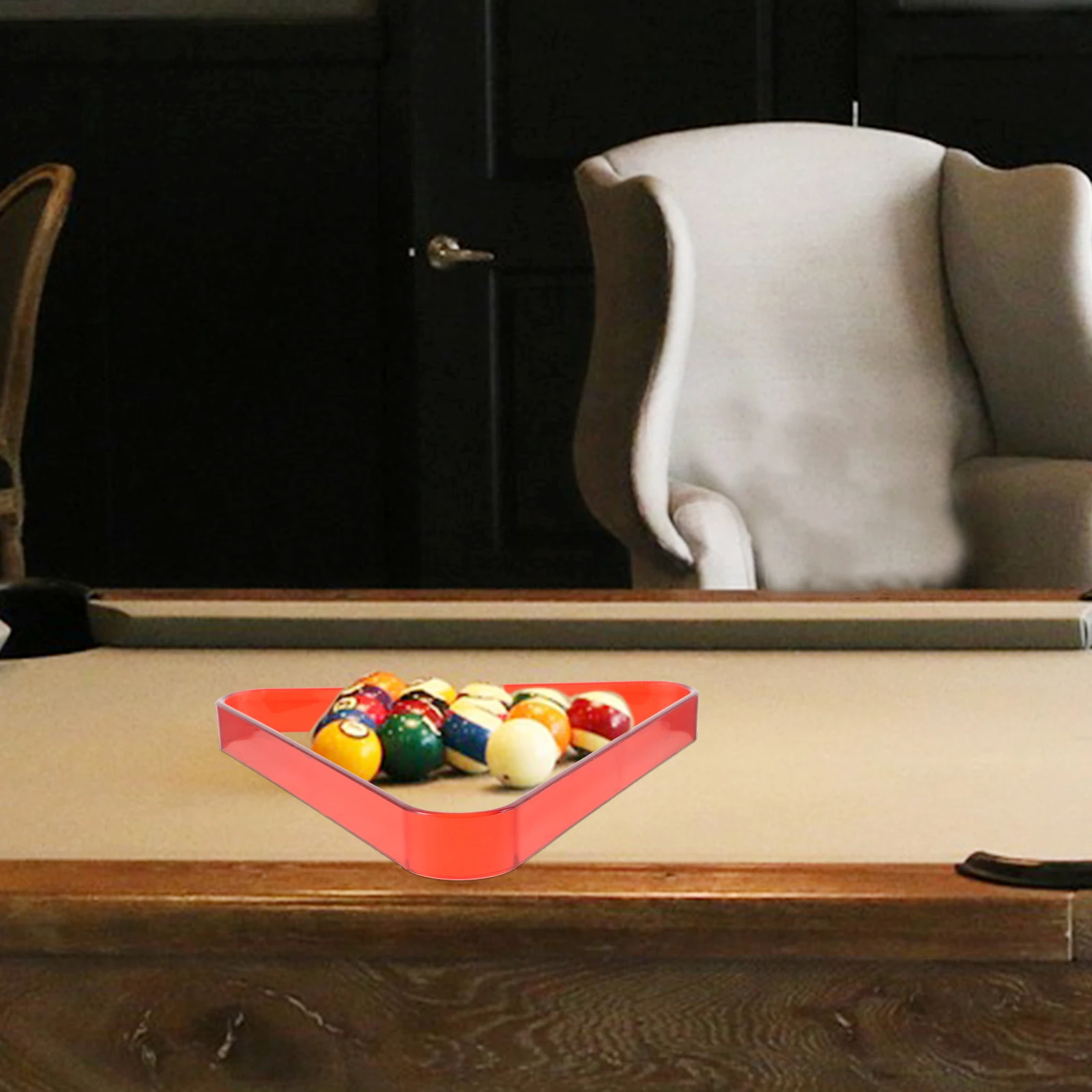 Triangle Billiard Rack Plastic Pool Table Balls Holder For Home Room Bar Snooker Club Mini Billiard Organizer
Triangle Billiard Rack Plastic Pool Table Balls Holder For Home Room Bar Snooker Club Mini Billiard Organizer