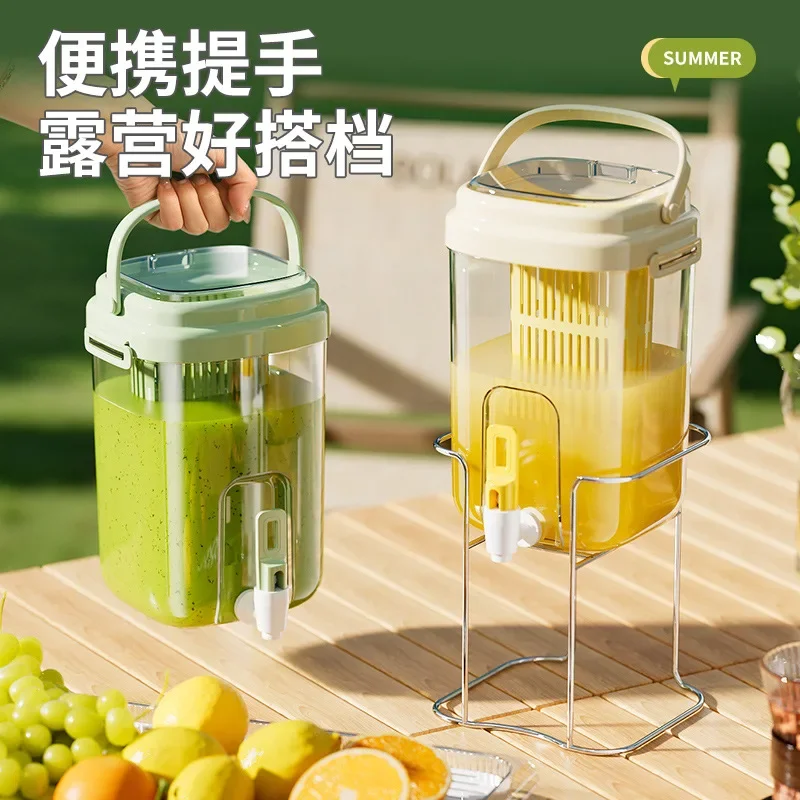Luxury Refrigerator Cold Kettle High Temperature Resisant Fruit Tea Barrel with Faucet Household Drinks Cold Drinks Cold Kettle.
Luxury Refrigerator Cold Kettle High Temperature Resisant Fruit Tea Barrel with Faucet Household Drinks Cold Drinks Cold Kettle.