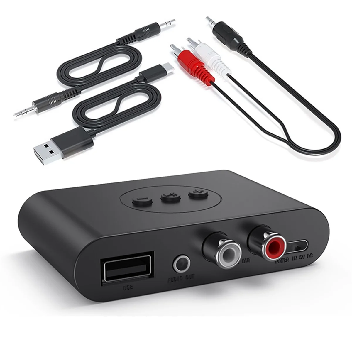 AT77 Bluetooth 5.3 Аудиоприемник NFC USB U Диск RCA 3,5 мм AUX USB Стерео Музыкальный беспроводной адаптер для усилителя автомобильного динамика
AT77 Bluetooth 5.3 Аудиоприемник NFC USB U Диск RCA 3,5 мм AUX USB Стерео Музыкальный беспроводной адаптер для усилителя автомобильного динамика