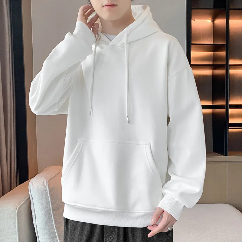 Spring Autumn Men's Solid Color Hoodies Casual Hooded Sweatshirts Sports Outdoor Pullovers Streetwear Loose Pull On Tops Hoody
Spring Autumn Men's Solid Color Hoodies Casual Hooded Sweatshirts Sports Outdoor Pullovers Streetwear Loose Pull On Tops Hoody