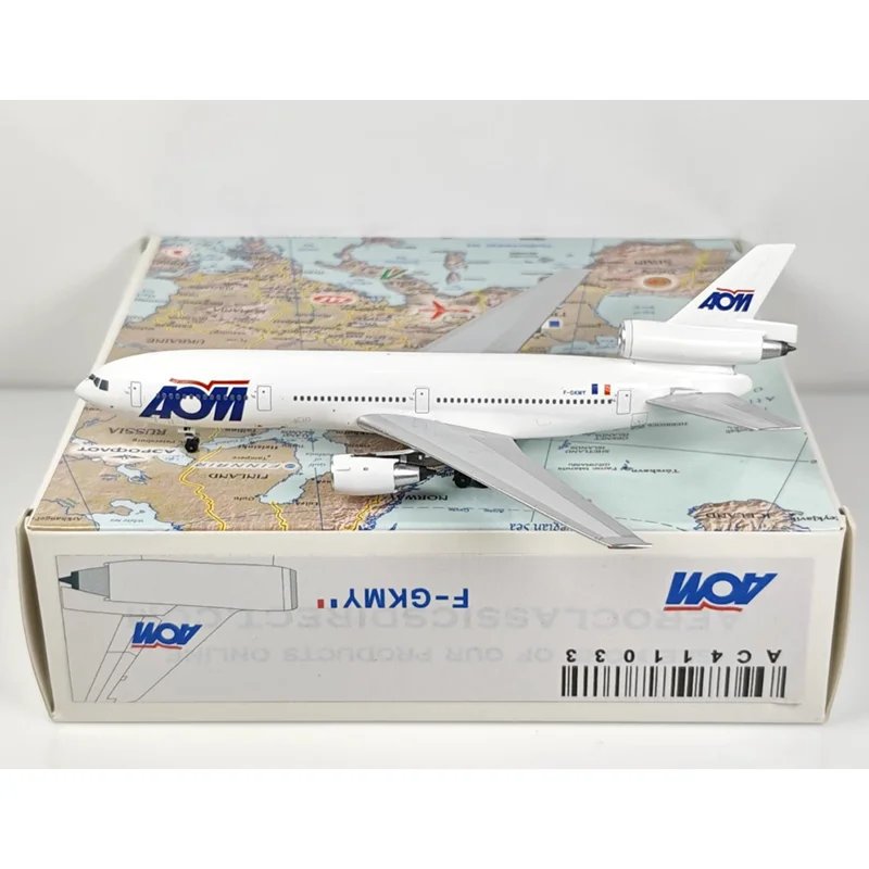Diecast 1/400 Scale AOM Aviation DC-10-30 F-GKMY Alloy Aircraft Model Collectible Decorative Ornament Gift
Diecast 1/400 Scale AOM Aviation DC-10-30 F-GKMY Alloy Aircraft Model Collectible Decorative Ornament Gift