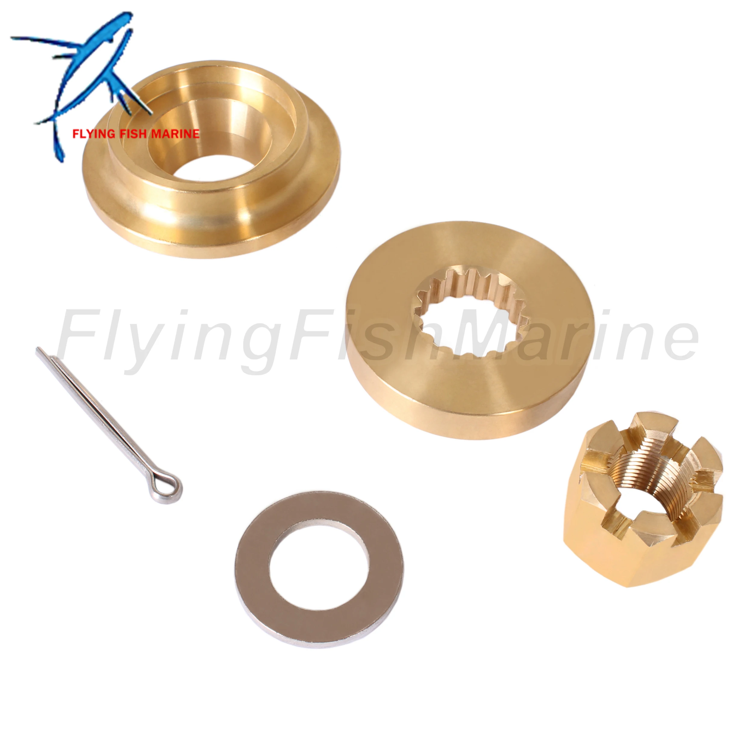 Boat Engine 57635-92J01 Stopper Propeller Bush Thrust Washer, 57633-90J02 Spacer, 09141-18005 Nut Kit for Suzuki 90HP-140HP
Boat Engine 57635-92J01 Stopper Propeller Bush Thrust Washer, 57633-90J02 Spacer, 09141-18005 Nut Kit for Suzuki 90HP-140HP