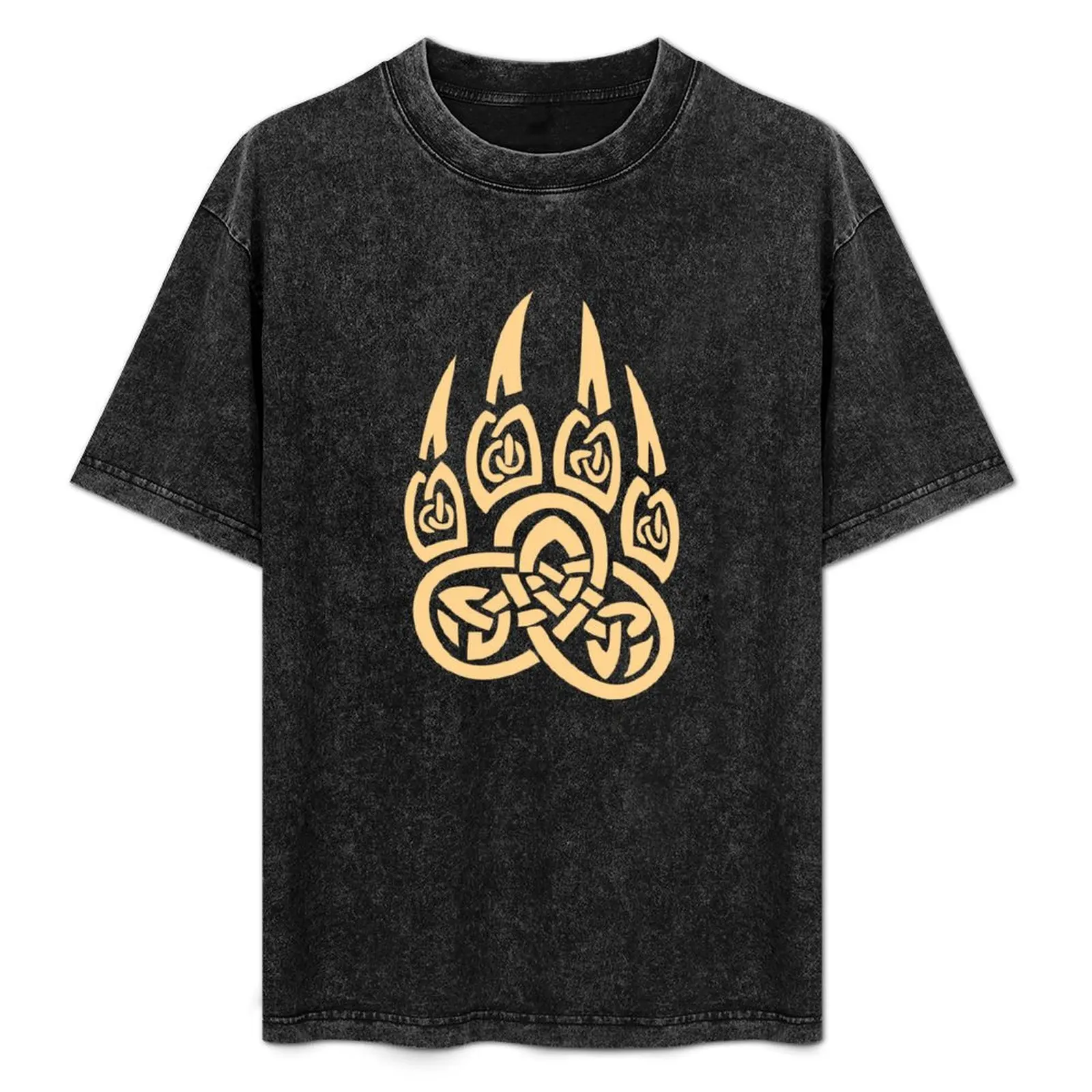 Bear paw celtic knot T-Shirt Retro Graphic Print T-Shirt
Bear paw celtic knot T-Shirt Retro Graphic Print T-Shirt