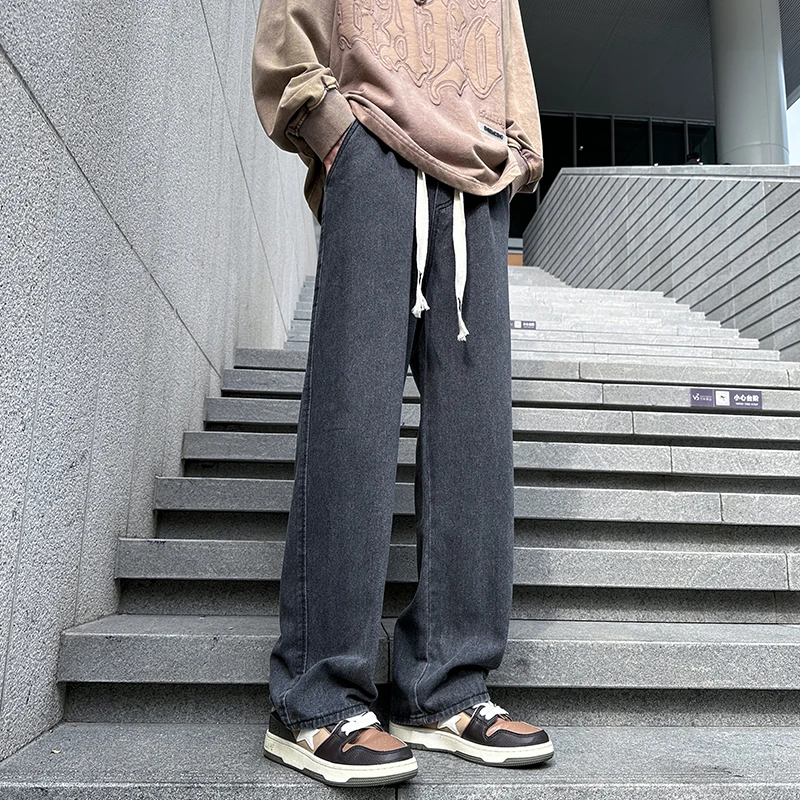 High Street Men Straight Loose Denim Pants New Streetwear Baggy Jeans Mens Ins Washed Denim Pants Blue Black Clothes M-8XL
High Street Men Straight Loose Denim Pants New Streetwear Baggy Jeans Mens Ins Washed Denim Pants Blue Black Clothes M-8XL