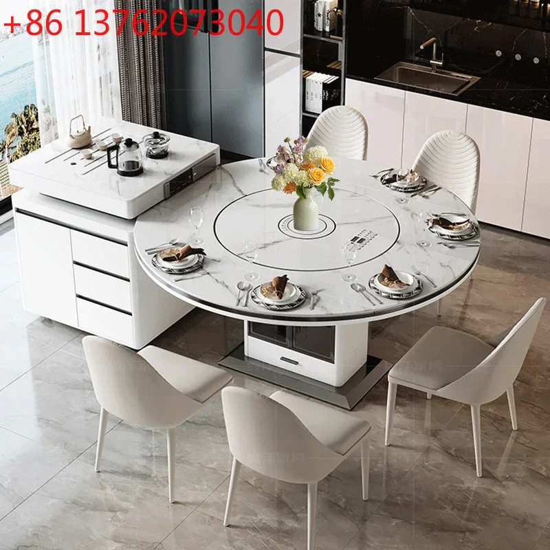 Household small apartment multi-functional with induction cooker modern simple telescopic square and round double use
Household small apartment multi-functional with induction cooker modern simple telescopic square and round double use