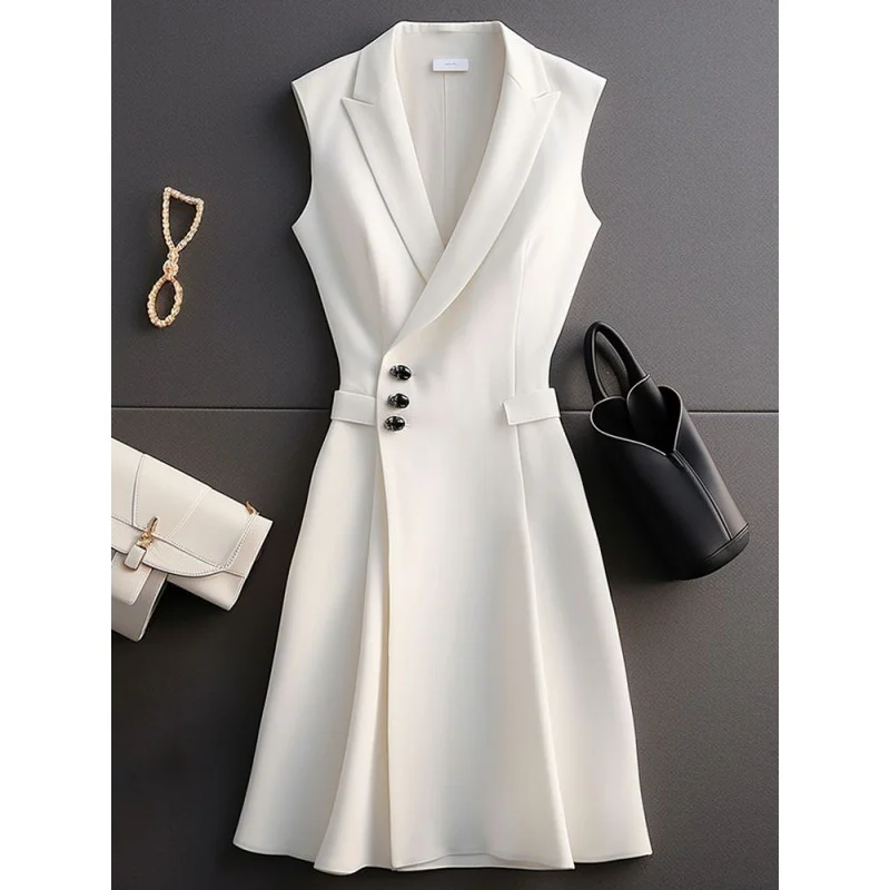 2025 New Spring Summer Sleeveless High-End Elegant Women's Vest Jacket Slim Fashion Temperament Female Leisure Suit Dress Ladie
2025 New Spring Summer Sleeveless High-End Elegant Women's Vest Jacket Slim Fashion Temperament Female Leisure Suit Dress Ladie