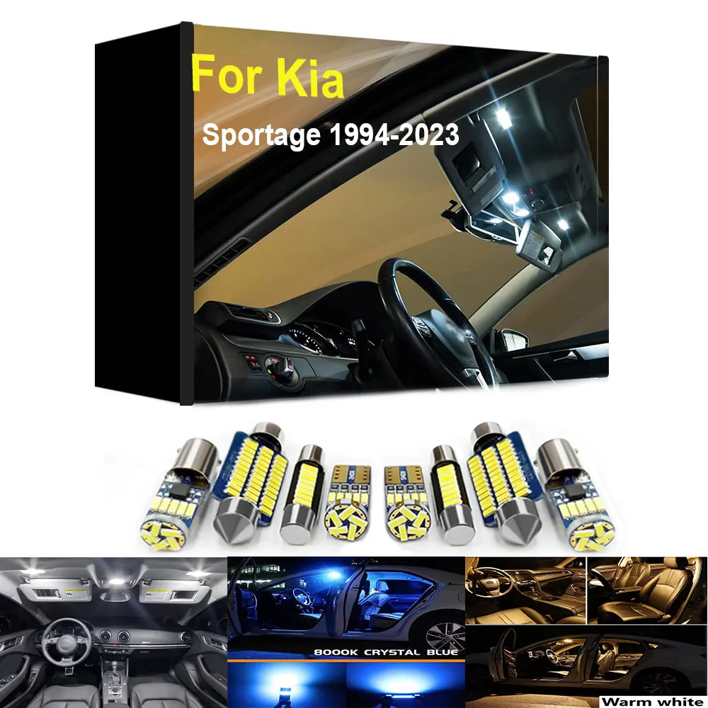 Car Led Interior Light Kit For Kia Sportage NQ5 QL SL JE KM NB 1995 1999 2017 2018 2019 2021 2022 2023 License Plate Lamp Canbus
Car Led Interior Light Kit For Kia Sportage NQ5 QL SL JE KM NB 1995 1999 2017 2018 2019 2021 2022 2023 License Plate Lamp Canbus
