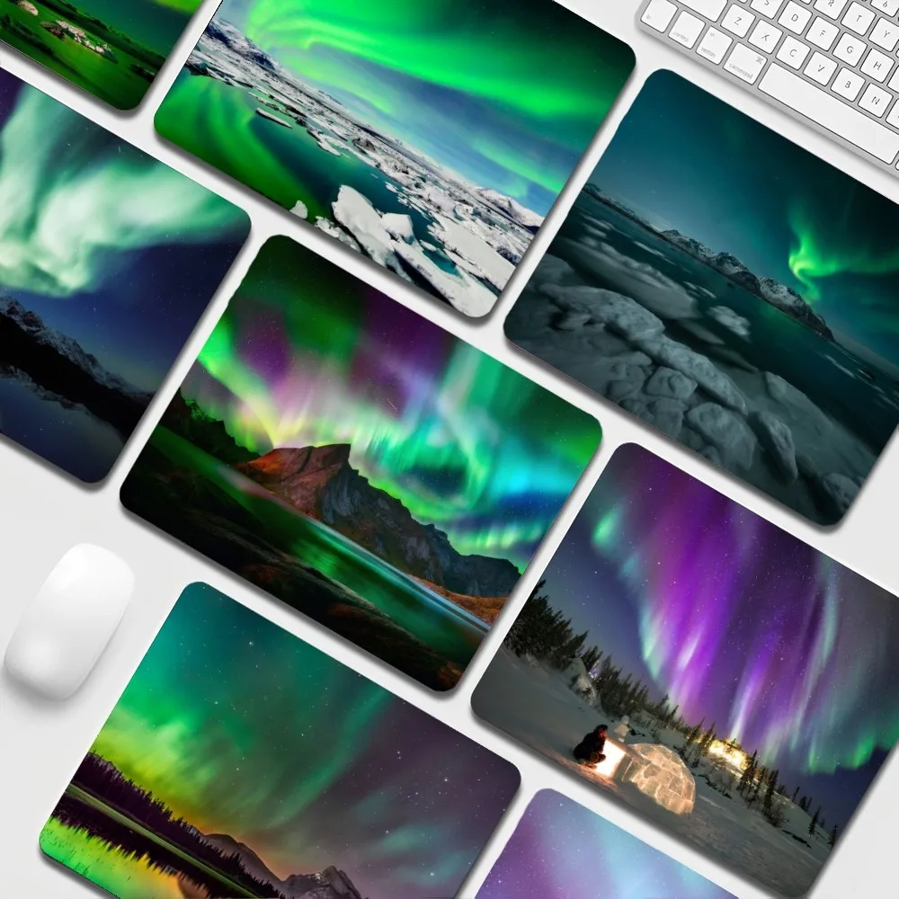 Aurora Polar Lights Anti-Slip Gaming Mouse Pad Gamer Desk Mat Keyboard Pad Decoration Mause Pad Office Desk Accessories 
Aurora Polar Lights Anti-Slip Gaming Mouse Pad Gamer Desk Mat Keyboard Pad Decoration Mause Pad Office Desk Accessories