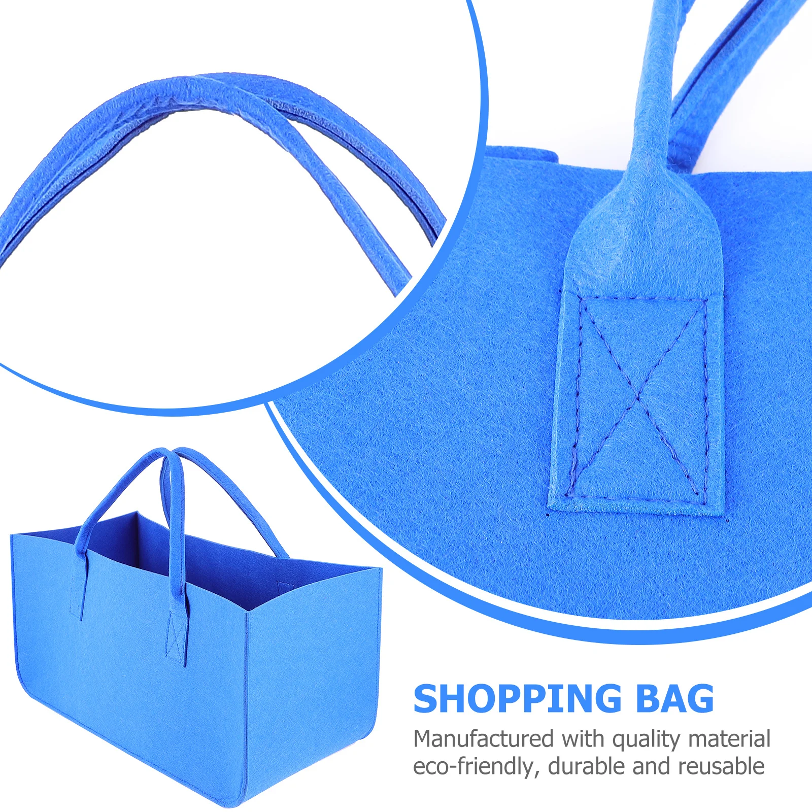 1Pcs Shopping Tote Bag Felt Stylish Eco-Friendly Large Capacity Reusable Grocery Storage Portable Supermarket Bag
1Pcs Shopping Tote Bag Felt Stylish Eco-Friendly Large Capacity Reusable Grocery Storage Portable Supermarket Bag