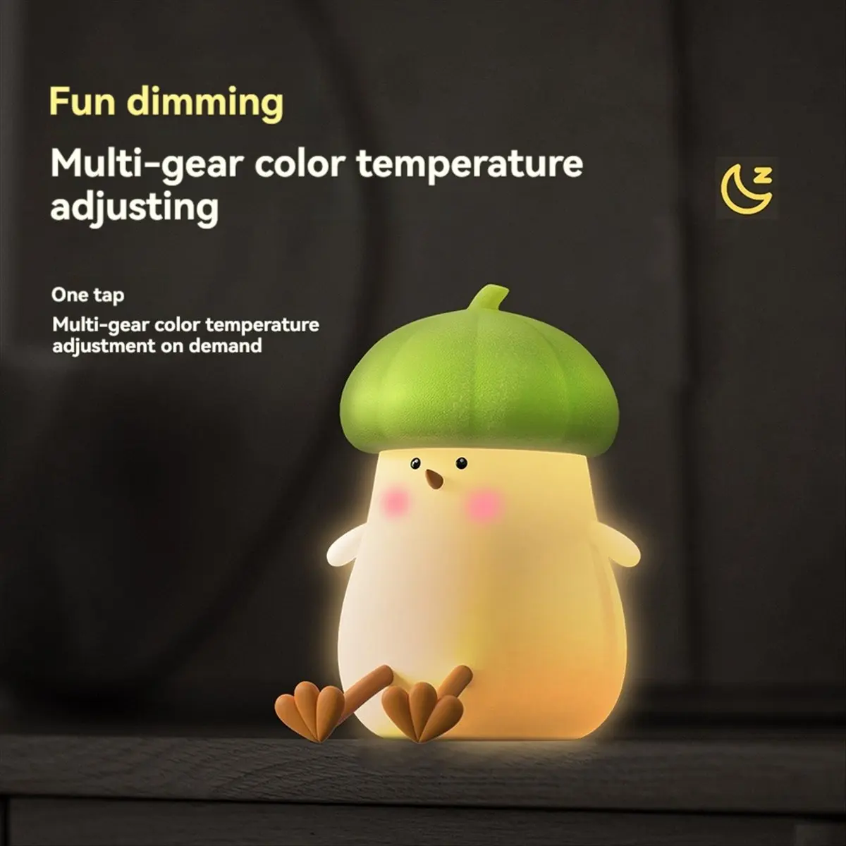 (FDDT) Милый ночник Kawaii'S Little Vegetable Chicken для спальни, создающий атмосферу, оранжевый
(FDDT) Милый ночник Kawaii'S Little Vegetable Chicken для спальни, создающий атмосферу, оранжевый