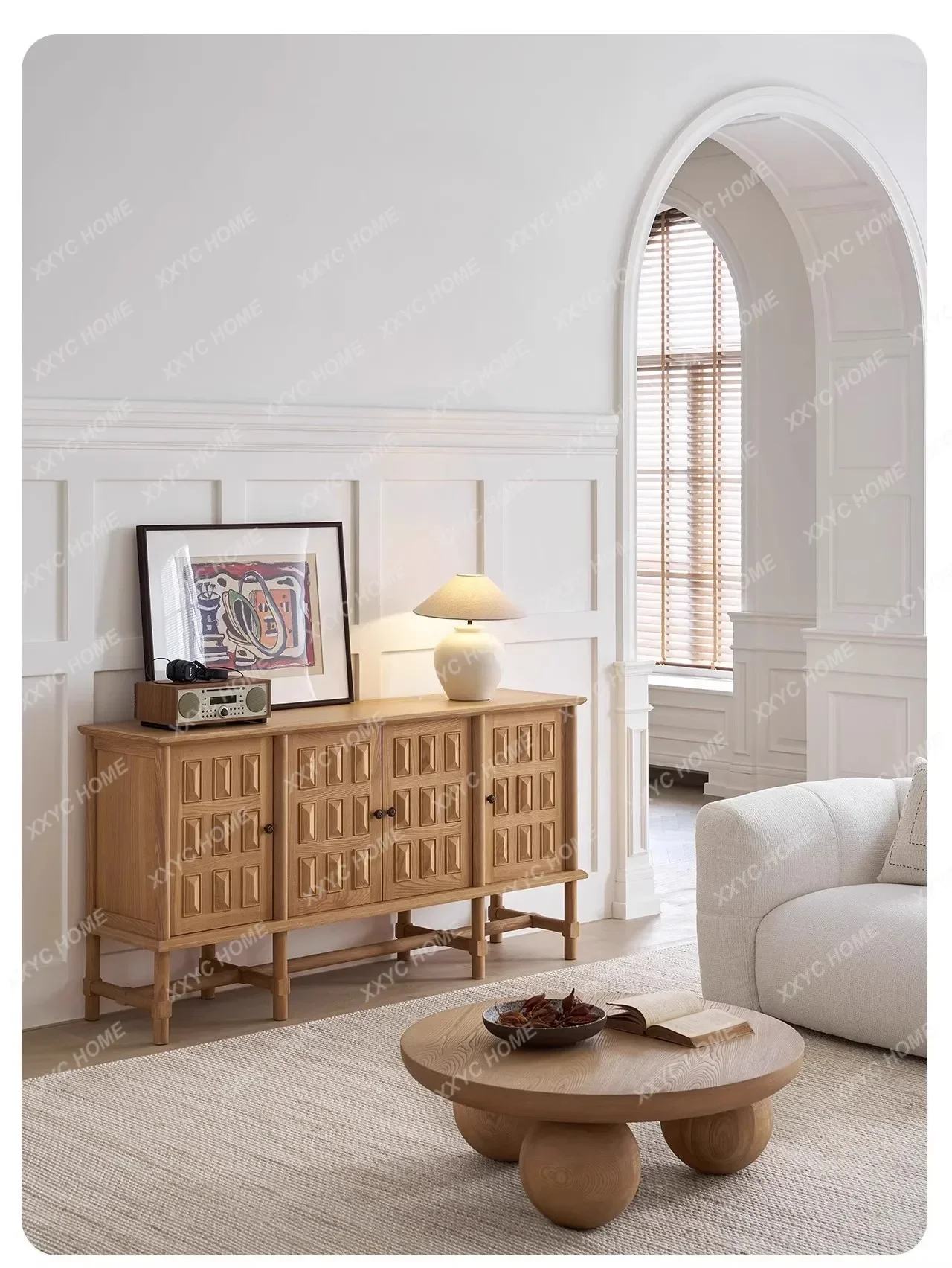A Log wind living room storage cabinet household entrance solid wood decorative cabinet
A Log wind living room storage cabinet household entrance solid wood decorative cabinet