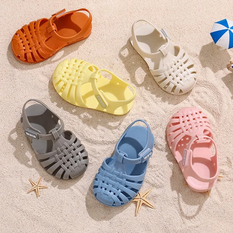 Summer Boys and Girls Roman Sandals Soft Sole Anti Slip Children's Sports Sandals Flat Bottom Baby Kid's Beach Jelly Shoes
Summer Boys and Girls Roman Sandals Soft Sole Anti Slip Children's Sports Sandals Flat Bottom Baby Kid's Beach Jelly Shoes