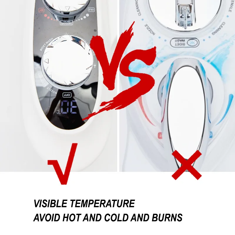 Temperature display smart toilet cover plate is not plugged in, and the body cleaner is easy to hot and cold water.
Temperature display smart toilet cover plate is not plugged in, and the body cleaner is easy to hot and cold water.