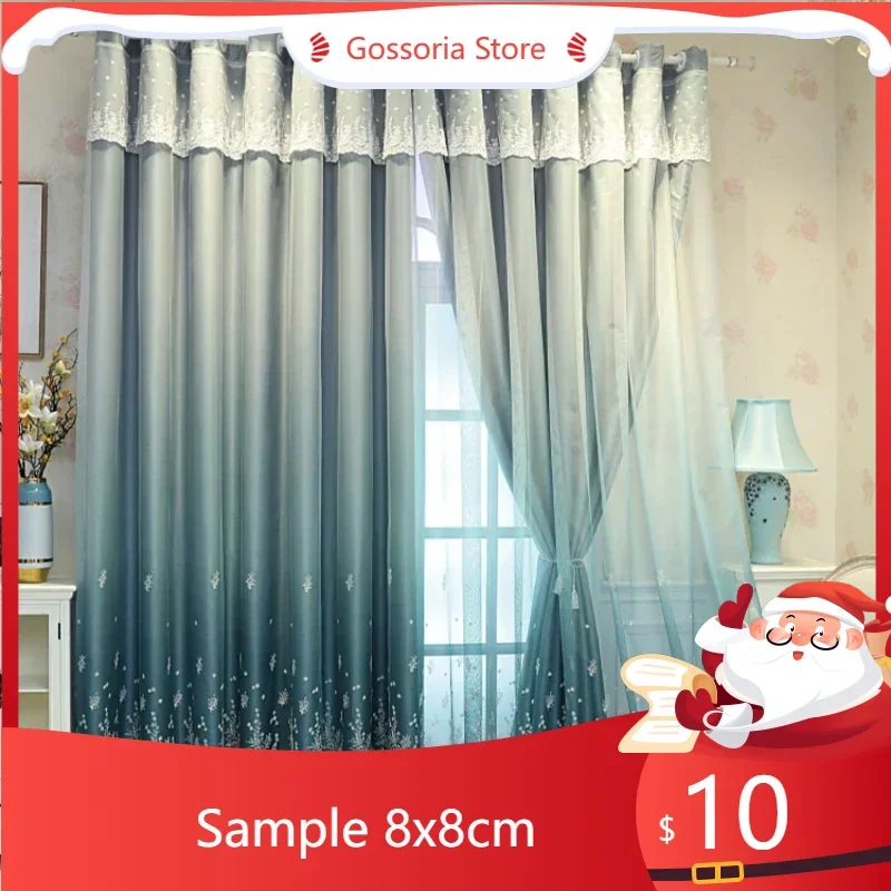 SampleCurtains Blackout Yarn One Full Set Curtains For Living Dining Room Bedroom With Rod Floor Standing Curtains Double Layers
SampleCurtains Blackout Yarn One Full Set Curtains For Living Dining Room Bedroom With Rod Floor Standing Curtains Double Layers