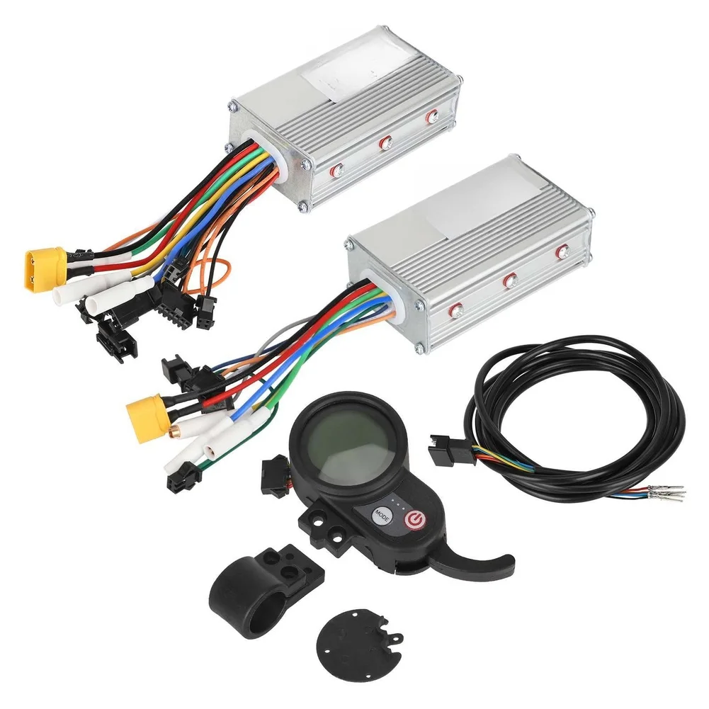Brushless Controller Dual Drive Scooter Controller Kit Accessories 60V 25A LCD Display Electric Scooter Power Throttle Switch
Brushless Controller Dual Drive Scooter Controller Kit Accessories 60V 25A LCD Display Electric Scooter Power Throttle Switch