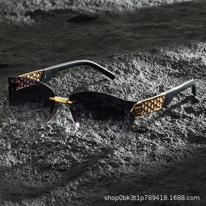 Rimless Punk Square Sunglasses, Korean Style Luxury Unisex Eyewear, UV400 Protection Outdoor Fashion Shades
Rimless Punk Square Sunglasses, Korean Style Luxury Unisex Eyewear, UV400 Protection Outdoor Fashion Shades