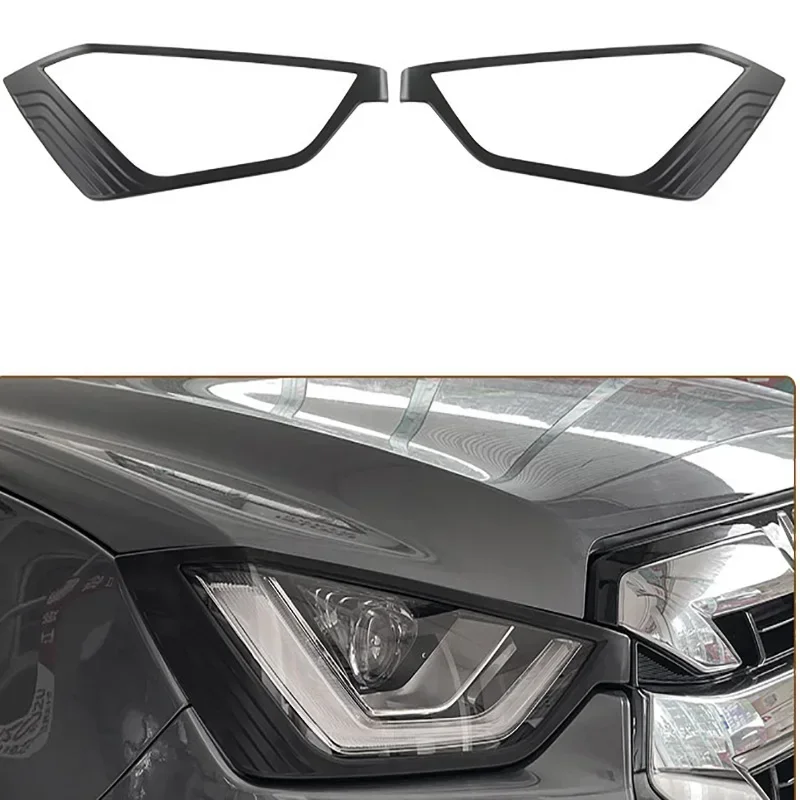 For Isuzu D-MAX DMAX 2021 2022 2023 2024 Carbon Fiber Head Light Lamp Cover Trim Headlight Protector Sticker car styling
For Isuzu D-MAX DMAX 2021 2022 2023 2024 Carbon Fiber Head Light Lamp Cover Trim Headlight Protector Sticker car styling