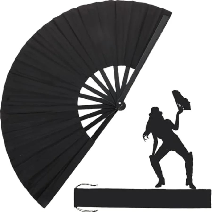 Large Folding Fans for Line Dancing, Boots on The Ground Hand Fan for Women Foldable, 13in Nylon-Cloth Clacking Rave Fans
Large Folding Fans for Line Dancing, Boots on The Ground Hand Fan for Women Foldable, 13in Nylon-Cloth Clacking Rave Fans